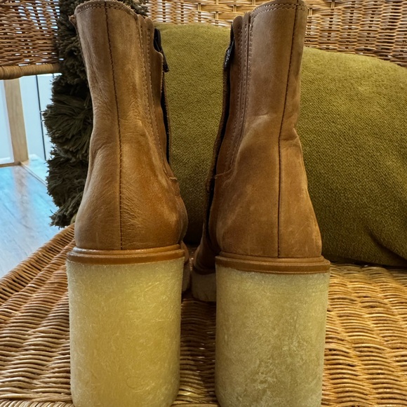 Free People Tan Heeled Boots - Picture 3 of 8